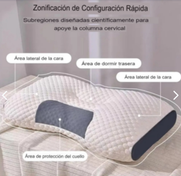 Almohada cervical ajustable ergonómica